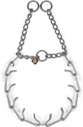 Herm Sprenger Easy On Prong Training Collar with Center-Plate and Assembly Chain | Stainless Steel Training Collar for Dogs | Made in Germany - 2.25 mm, 17"