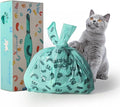 Cat Litter Disposal Bags and Dog Poop Bags with Handle,Cornstarch Based Extra Thick and Guaranteed Leak Proof Poop bags for Kitty and Doggy(180 Count 1.1 Gallon,Lavender Scent)
