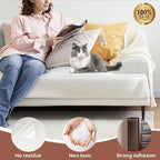 Cat Scratch Furniture Protector - 4.9"x500" Couch Protector from Cat Claws with 50 Pins, Clear Anti Scratch Furniture Protector Cat Couch Protector for Furniture、Door、Wall