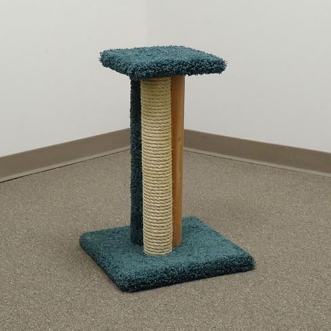 New Cat Condos Premier Triple Cat Scratcher, Green