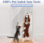 Door Scratch Protector from Dog Scratching, 200'' x 8.3'' Dog Door Protector Scratch Guard, Ultra Durable Anti Scratch Guard Deterrent Tape, Clawguard Door Shield