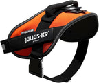 Julius-K9, 16IDC-for-0, IDC Powerharness, Dog Harness, Size: 0, UV Orange