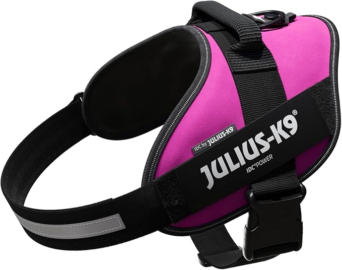 Julius-K9, 16IDC-DPN-2, IDC Powerharness, Dog Harness, Size: 2, Dark Pink