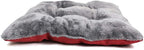 Winsterch Cat Bed Cave for Indoor Cats, Small Pet Tent Cave for Cats, Kittens, and Small Dogs, Warming Cat House with Removable Washable Cushion (18.5'‘ x 18.5’' x 15.8'',Red)