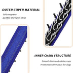 Martingale No Pull Dog Collar for Large Medium Small Dogs, Heavy Duty Nylon Reflective Adjustable Anti Pull Slip Collar with Buckle for Training Walking M Dark Blue