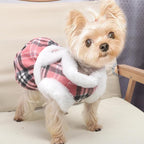 Dog Sweater Dog Winter Clothes for Small Dogs Boy Girl Fall Puppy Dress Warm Fleece Chihuahua Yorkie Teacup Sweaters Dresses for Small Dogs Girl Cat, Pink, S