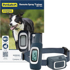 PetSafe Remote Spray Trainer, Dog Training Collar - 3 Modes: Tone, Vibration or Spray - Rechargeable and Water-Resistant Includes Citronella and Unscented Spray Refills - 300 Yards (900 Feet) Range