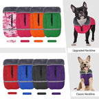 QBLEEV Warm Dog Coat Reflective Dog Jacket, Waterproof Dog Winter Coat Turtleneck Dog Clothes for Cold Weather, Thick Fleece Dog Snowsuit Christmas Dog Vest Pet Apparel for Small Medium Large Dogs 3XL