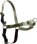 PetSafe Easy Walk Harness for Dogs - Pull-Free Walks - Patented Martingale Loop Design - Front Chest Leash Attachment - Comfort Straps - Breathable Harness Design - Small/Medium, Fawn/Brown