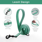 BELLA & PAL Step in Vest Harness for Small and Medium Dogs, No Pull Small Dog Harness with Leash Set, Comfortable Air Mesh Dog Vest Harness with Reflective Strip (Emerald, L)