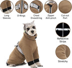 Dog Coats for Small Dogs, Polar Fleece Dog Pajamas Bodysuit for Small Medium Dogs, Dog Winter Jacket Dog Sweater Dog Vest for Small Dog, Dog Four-Legged Warm Clothes