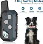 Shock Collar for Dogs, IP67 Waterproof Dog Training Collar with Remote, 3 Training Modes with Beep, Vibration, and Safe Static, Rechargeable E Collar for Large Medium