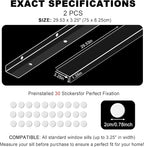 Ultra Clear Window Sill Protector - Scratch & Chew Proof Pet Guard for Dogs & Cats, Easy Install Transparent Ledge Cover, No Residue