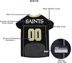 Pets First NFL New Orleans Saints Dog Jersey, Size XX-Large, Football Shirt Costume for Pet, Dog Sports T-Shirt, NFL Team Clothing for Cats, Licensed Pet Apparel Available in 7 Sizes and 32 Teams