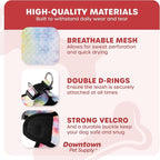 Downtown Pet Supply Step-in Dog Harness – No Pull, Adjustable Padded Mesh with Reflective Trim, Secure Buckle Strap – Comfortable & Breathable Small Dog Harness, Small, Tye Die