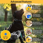 E-Collar ET-300 Remote Dog Training Collar – 1/2 Mile Waterproof, Premium Finger Clicker Trainer, 100 Stimulation Levels + Vibration + Light + Sound – 1 Dog Small to Medium, Yellow