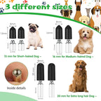 Zhengmy 24 Pcs Dog Shock Collar Rubber Tips, Dog Training Prong Collar Cover Replacement, Column Conductive, Rubber Sleeve Silicone Covers Female Contact Points for Pet Stop Barking (13mm/16mm/20mm)