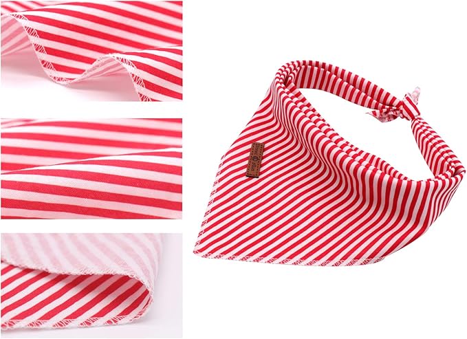 Lionet Paws Dog Bandana for Small Medium Large Dogs, Cat Dogs Kerchief Triangle Bibs Scarf for Girl or Boy