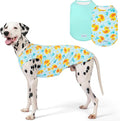 KYEESE 2Pack Dog Cooling Shirt, Breathable Dog Shirt for Medium Large Dogs, Sun Protection Dogs Cooling Vest Tank Top, Lightweight Soft Sleeveless Summer Pet Clothes, Duck+Blue, 2XL