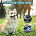 Charger Replacement for Delupet/Yawpet/Jugbow Dog Training Collar and Remote, 2-in-1 Magnetic Charging Cable Cord, 2 Pack