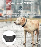 Citronella Dog Training Collar with Remote, 4 Modes Beep/Vibration/Spray/Spray Enhancement, Humane Safe Rechargeable Dog Bark Collar, IPX6 Waterproof Spray Collar, Range 300m 【Only Work with Remote】