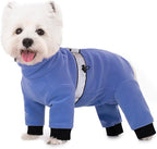 Polar Fleece Coats for Small Dogs, Four-Legged Pajamas Bodysuit for Small Medium Dogs, Winter Jacket Sweater Vest, Warm Clothes