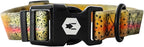 Wolfgang Heavy Duty, Adjustable Dog Collar with Quick Release Nylon Buckle for Walking & Training, CutBow Print, Medium