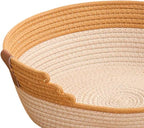 Cat Bed Basket, Comfortable Lounge Bed, Grinding Claws, Scratching Resistant Cat Scratcher Rest Nest for Indoor Cats, M