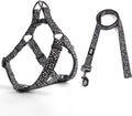 QQPETS Dog Harness Leash Set Adjustable Heavy Duty No Pull Halter Harnesses for Small Medium Large Breed Dogs Back Clip Anti-Twist Perfect for Walking