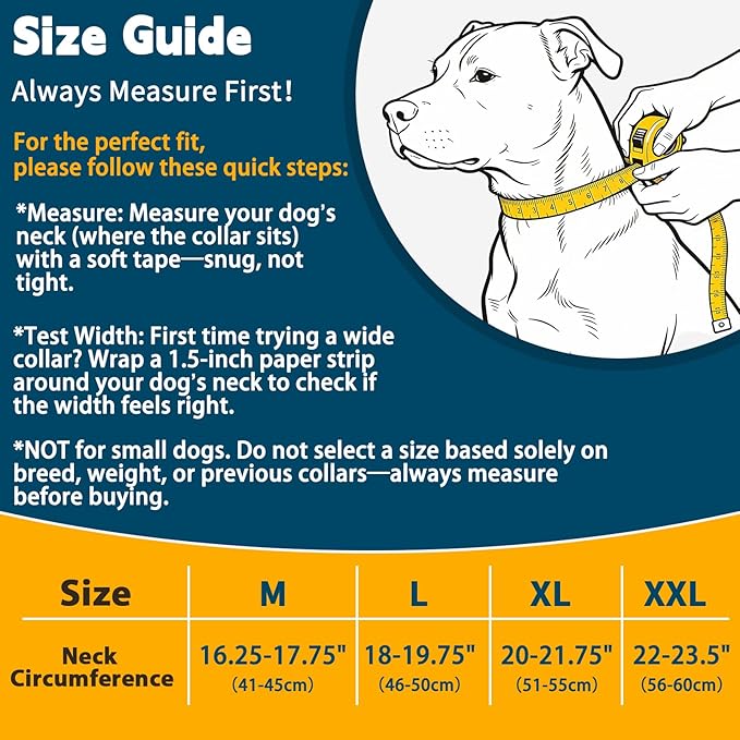 Mayerzon Martingale Collar for Medium Large Dogs, No Pull Dog Collar with Buckle, Soft Padded Reflective Martingale Dog Collar for Training Walking Outdoor(Black, XXL)