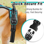 BARKBAY Dog Harness No Pull for Small Dogs - Adjustable, Reflective, Comfortable, No Choke, Heavy-Duty - Perfect for Outdoor Training, Walking, and Hiking - Strong & Durable - XS & Blue