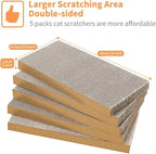 Cat Scratcher, 5 Packs in 1 Cardboard Box Cat Scratching Pad for Indoor Cats and Kitten, Cat Scratch Pad to Protect Furniture, Large Size