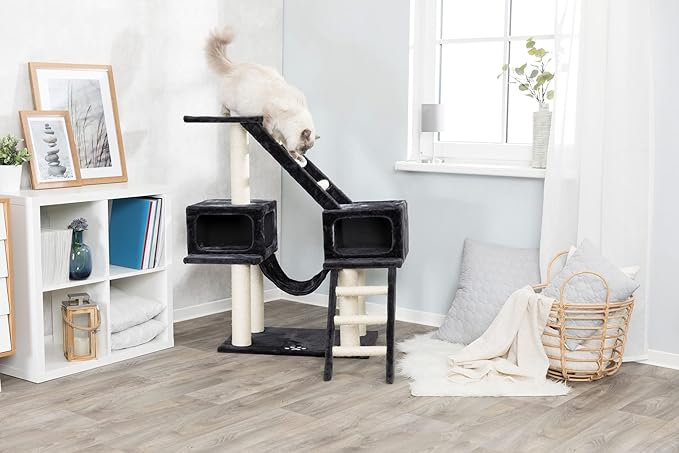 TRIXIE Pet Products Malaga Cat Playground (Dark Gray)