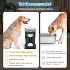 2.4 Gallon Elevated Large Dog Water Bowl,16" Raised Stainless Steel Bowl with Stand for Large Breed, Full Metal Dog Feeding Station for Relief Joint Pressure, Easy Clean for Indoor & Outdoor Uses