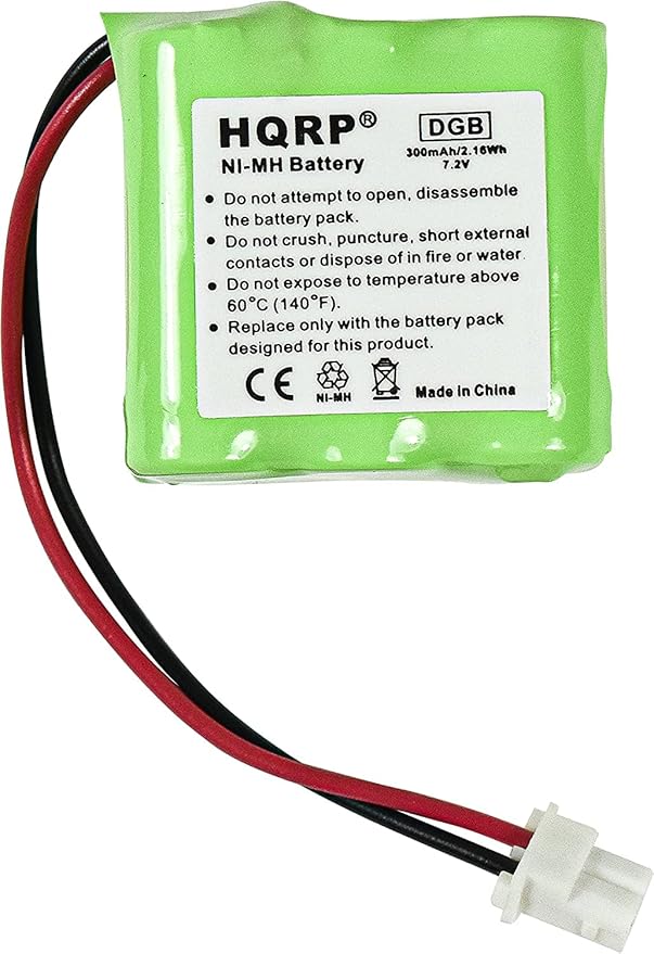 HQRP Battery for Dogtra 37AAAM6YMX, 40AAAM6YMX, BP-15, BP15RT, DC-7, EDT102 1600 Series, 1600NCP, 1602NCP, T&B Remote Controlled Dog Training Collar Transmitter