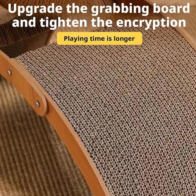 Interactive Cat Scratcher, Cat Scratching Post Design with Arch Bridge Balls-Stylish Cat Scratching Board, Natural Sisal Scratcher Ball, Fun and Engaging Scratching Post for and Exercise