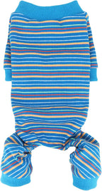 LOPHIPETS Dog Pajama Onesie for Small Chihuahua Yorkie Poodle Clothes Apparel-Blue/M