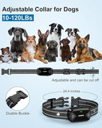 Jugbow Dog Shock Collar - 4000FT Dog Training Collar with Remote for Large Medium Small Dogs 10-120lbs, IPX7 Waterproof E-Collar with 4 Training Modes, Rechargeable e-Collars with Security Lock