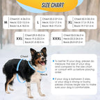 SlowTon Dog Winter Coat, Windproof 3 Layers Thick Warm Fleece Lining Dog Jacket for Cold Weather, Reflective Dogs Apparel with Leash Opening for Medium Large Dogs(Blue,3XL)