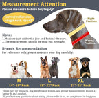 Mayerzon Martingale No Pull Collar for Large Medium Dogs Pitbull German Shepherd Rottweilers, Patented Reflective Anti Pull Dog Walking Collar with Buckle for Training Hiking, Adjustable(L, Grey)