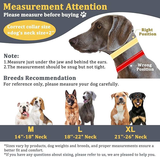 Mayerzon Martingale No Pull Collar for Large Medium Dogs Pitbull German Shepherd Rottweilers, Patented Reflective Anti Pull Dog Walking Collar with Buckle for Training Hiking, Adjustable(L, Grey)