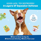 Barkbox Fiesta Party Bundle – Squeaky Dog Toys – Plush Chew Toys – Puppy and Pet Toys for Small Dogs – Full O’ Fluff Pinata & Muy Squeaky Margarita