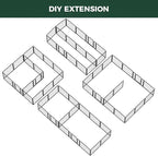 FXW Homeplus Unleashed Indoor Dog Playpen - Stress-Free and Safe Play, Heavy Duty 24 Inch 16 Panels with Connectors (Pack of 2) for Puppy and Small Dogs, Black│Patented