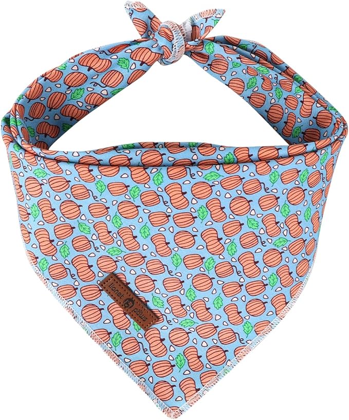 lionet paws Hallonween Dog Bandana for Small Medium Large Dogs,Washable Dog Triangle Bibs Scarf Dog Cat Kerchief for Girl Boy Gift