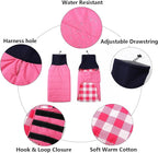 Dachshund Dog Coats Jacket fit for Dachshunds Corgi Weiner Reversible Winter Coat Padded Cotton Lining high Collar Dog Suit in Autumn Winter - Pink - S