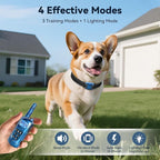 Dog Shock Collar 2 Dogs-2000ft Dog Training Collar with Remote，IPX7 Waterproof Electric Collar with 3 Training Modes,0-99Precise Adjustment，for Small, Medium and Large Dogs 5-120lbs，Blue&Grey
