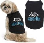 Parisian Pet Dog Shirt – 100% Cotton Shirts for Medium Dogs – Sleeveless Black Puppy Vest – Lightweight and Breathable Pet Apparel – Funny Summer Boy Dog Clothes - Stretchy Cute T Shirts for Dogs