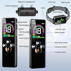 Dog Training Collar, 2 Dogs Shock Collar with Remote Control, 4 Training Modes Vibration, Beep, Shock, IP67 Waterproof Keypad Lock Rechargeable E-Collar for Small Medium Large Dogs