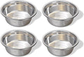 Greendale - 4 Pack - 17 Cup Capacity - Stainless Steel Metal Dog Bowls - Perfect for Dog Food and Water. Wrong Size? Click to Look at Our Size Options.