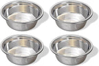 Greendale - 4 Pack - 17 Cup Capacity - Stainless Steel Metal Dog Bowls - Perfect for Dog Food and Water. Wrong Size? Click to Look at Our Size Options.